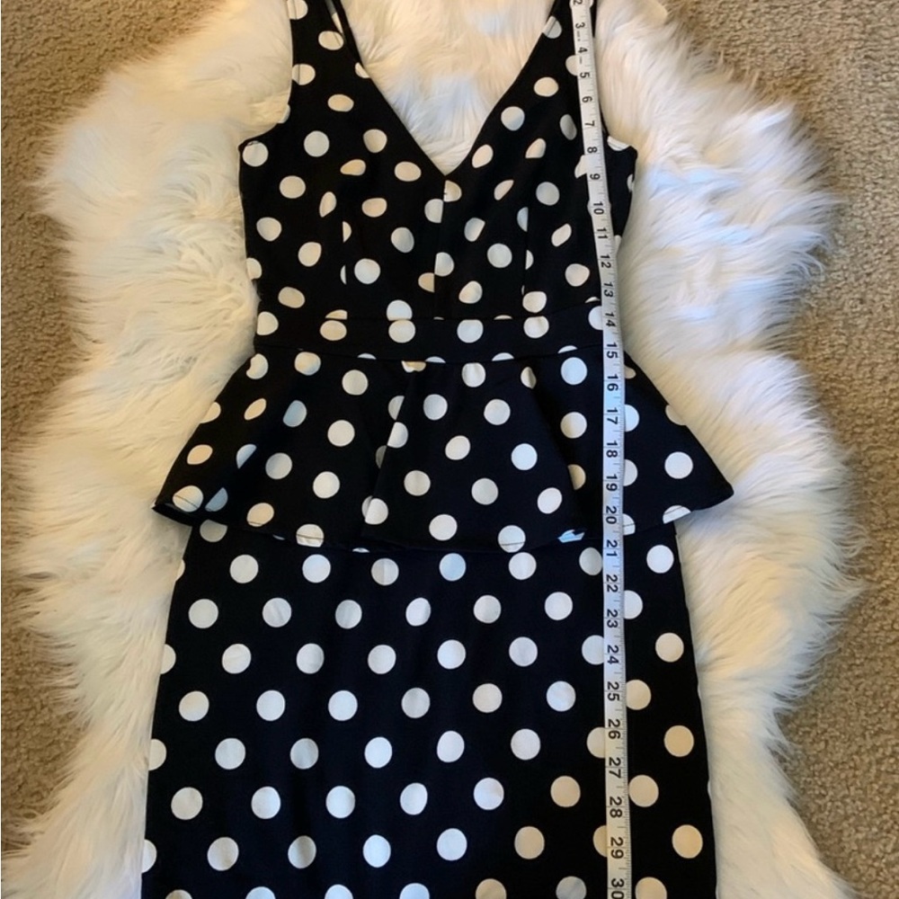 H&M Black and White Polka Dot Dress - Picture 4 of 7